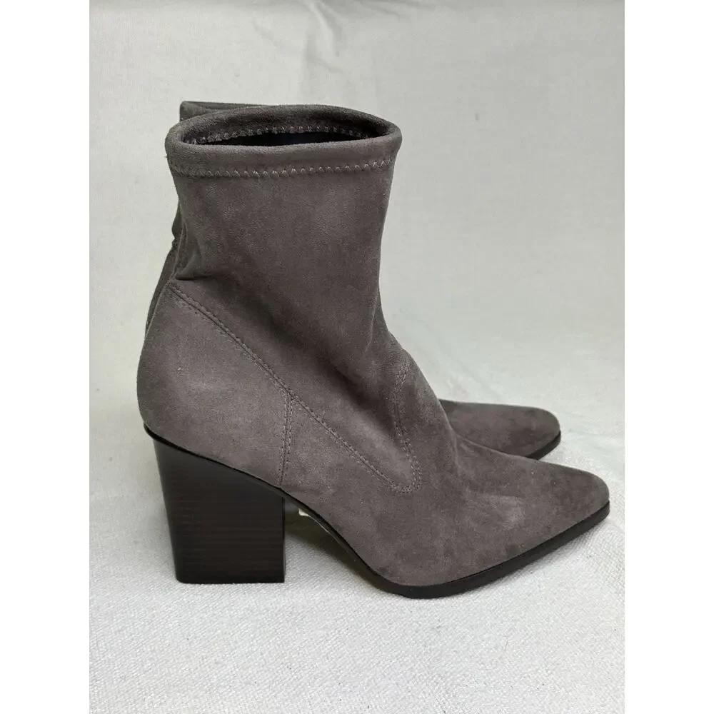 Donald J Pliner Gray Suede Ankle Booties Boot Size 6 M Boots